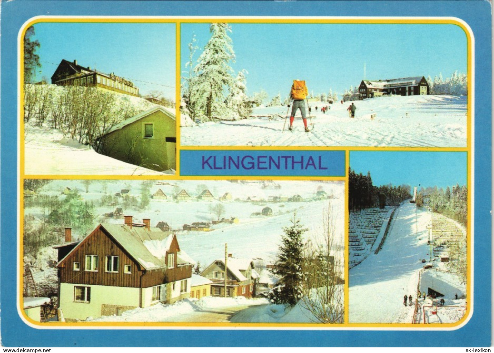 Klingenthal Gasthaus, Piste Mit Gasthaus, Überblick, Sprungschanze 1981 - Klingenthal