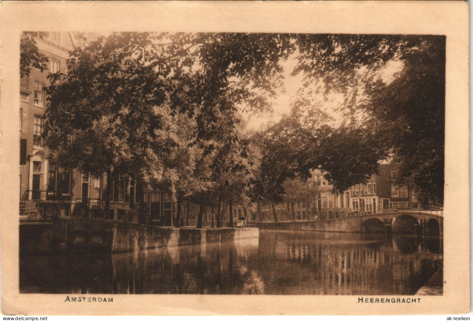 Postkaart Amsterdam Amsterdam Heerengracht 1923 - Amsterdam