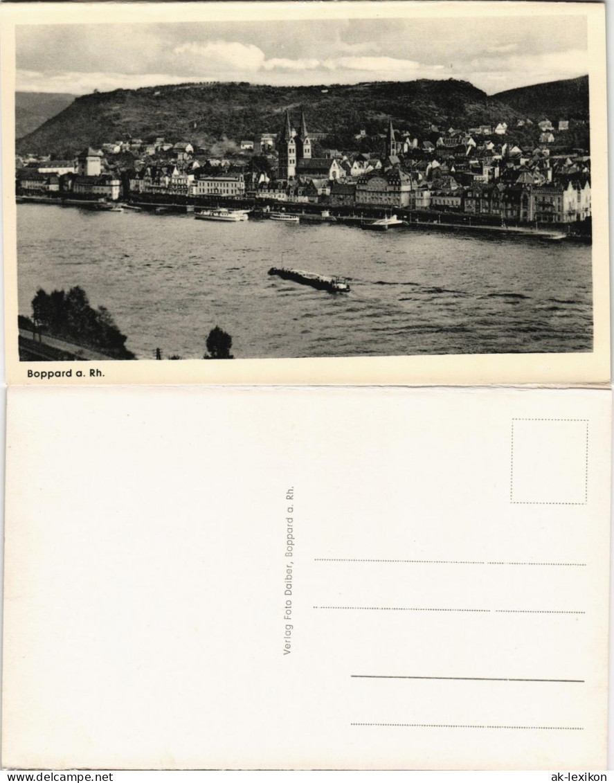 Ansichtskarte Boppard Stadt Und Schiffe 1959 - Boppard