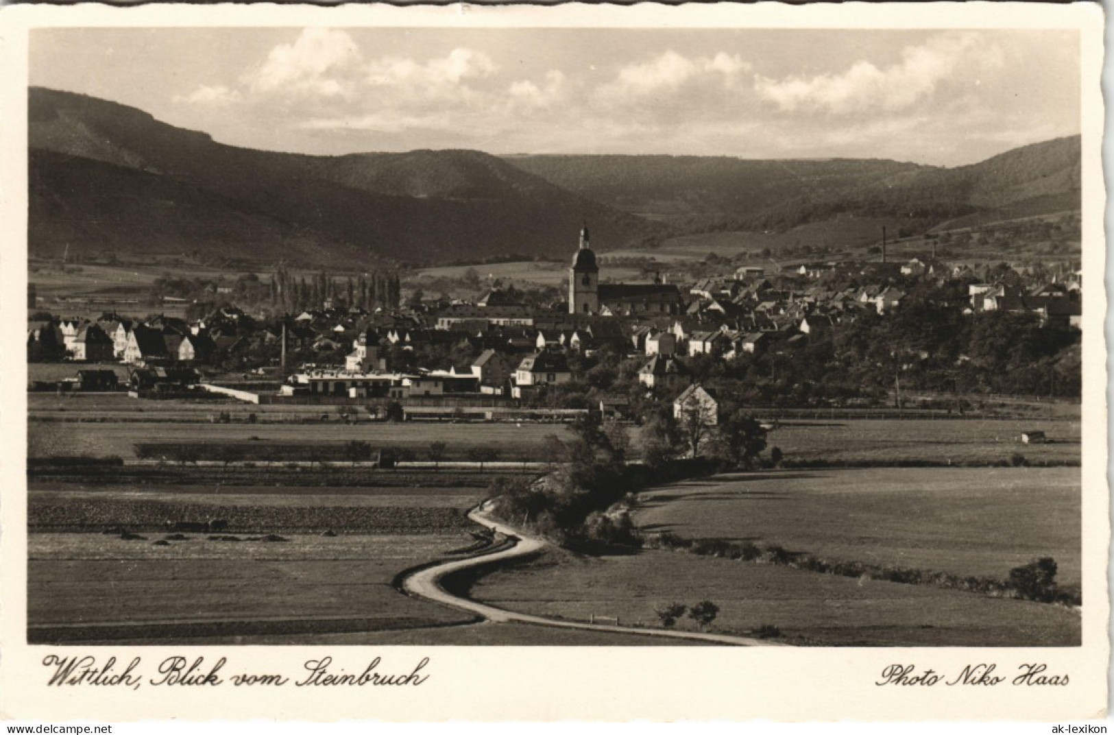 Ansichtskarte Wittlich-Wengerohr Stadtpartie - Fabrik 1932 - Wittlich