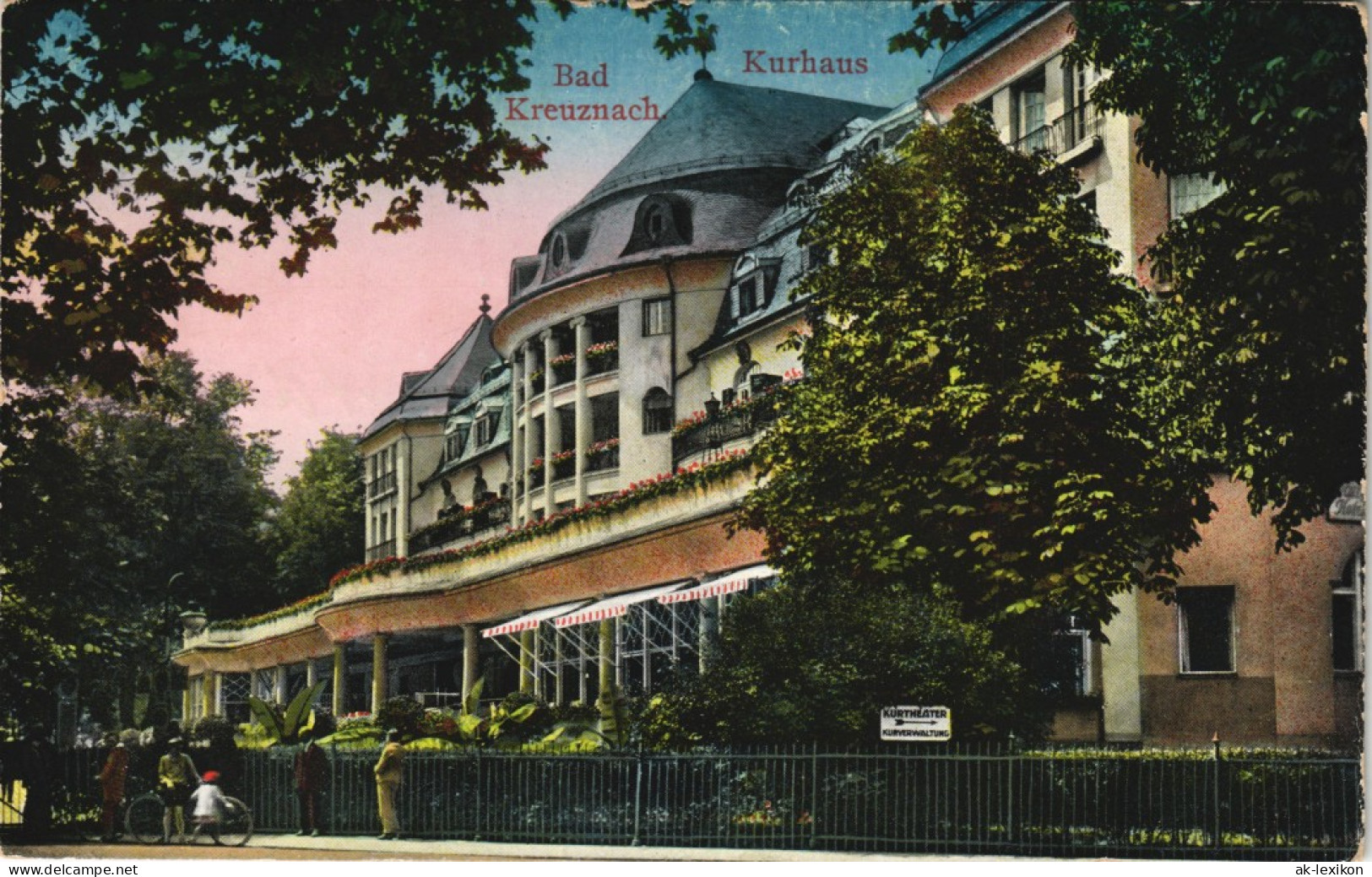 Ansichtskarte Bad Kreuznach Kurhaus 1929 - Bad Kreuznach