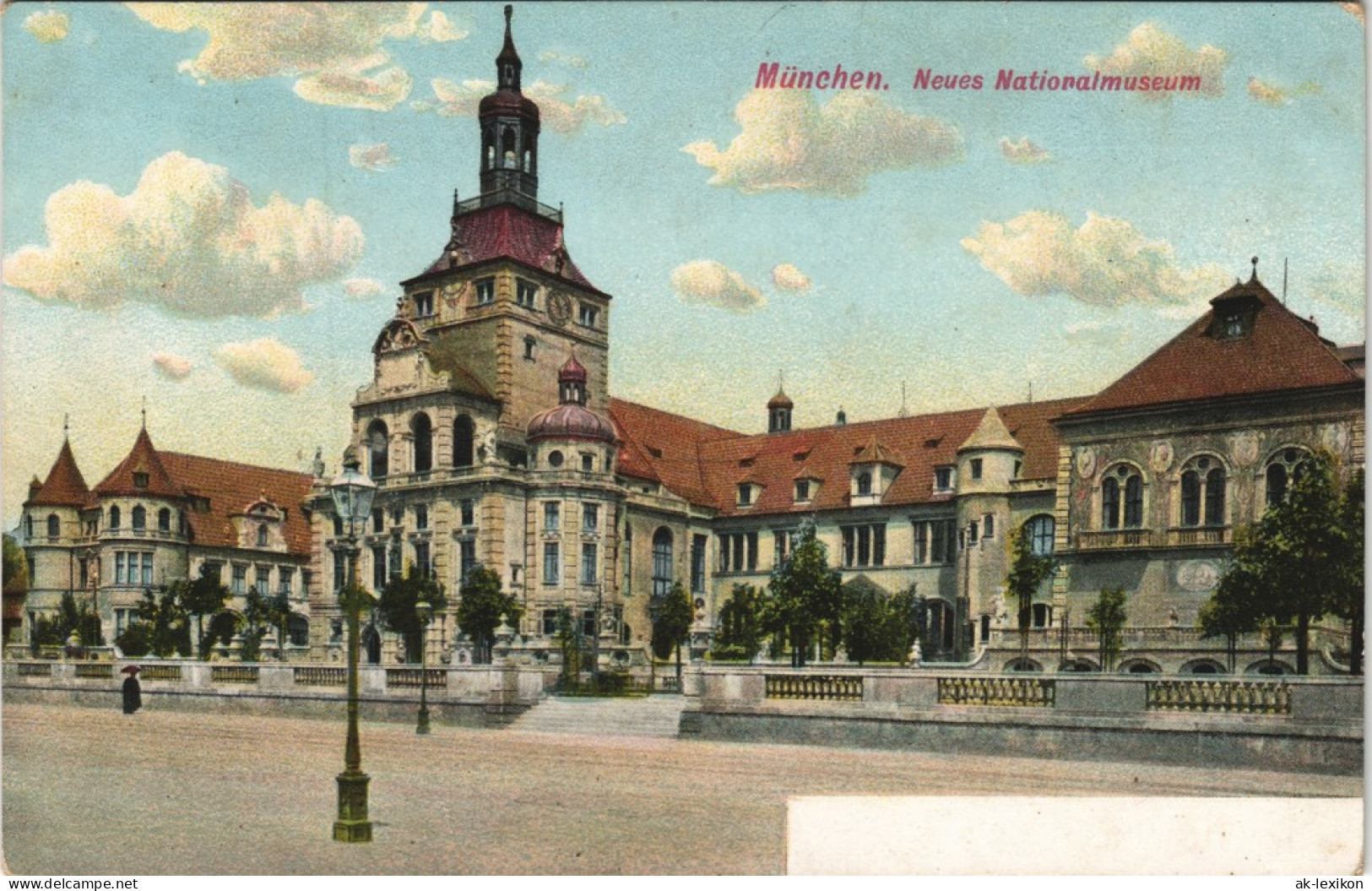 Ansichtskarte München Bayrisches Nationalmuseum 1909 - Muenchen