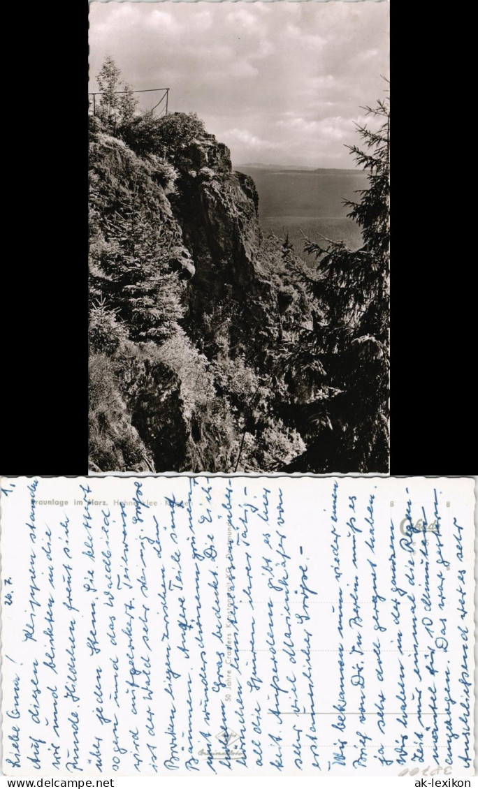 Ansichtskarte Braunlage Panorama-Ansicht Harz Fernansicht 1960 - Braunlage