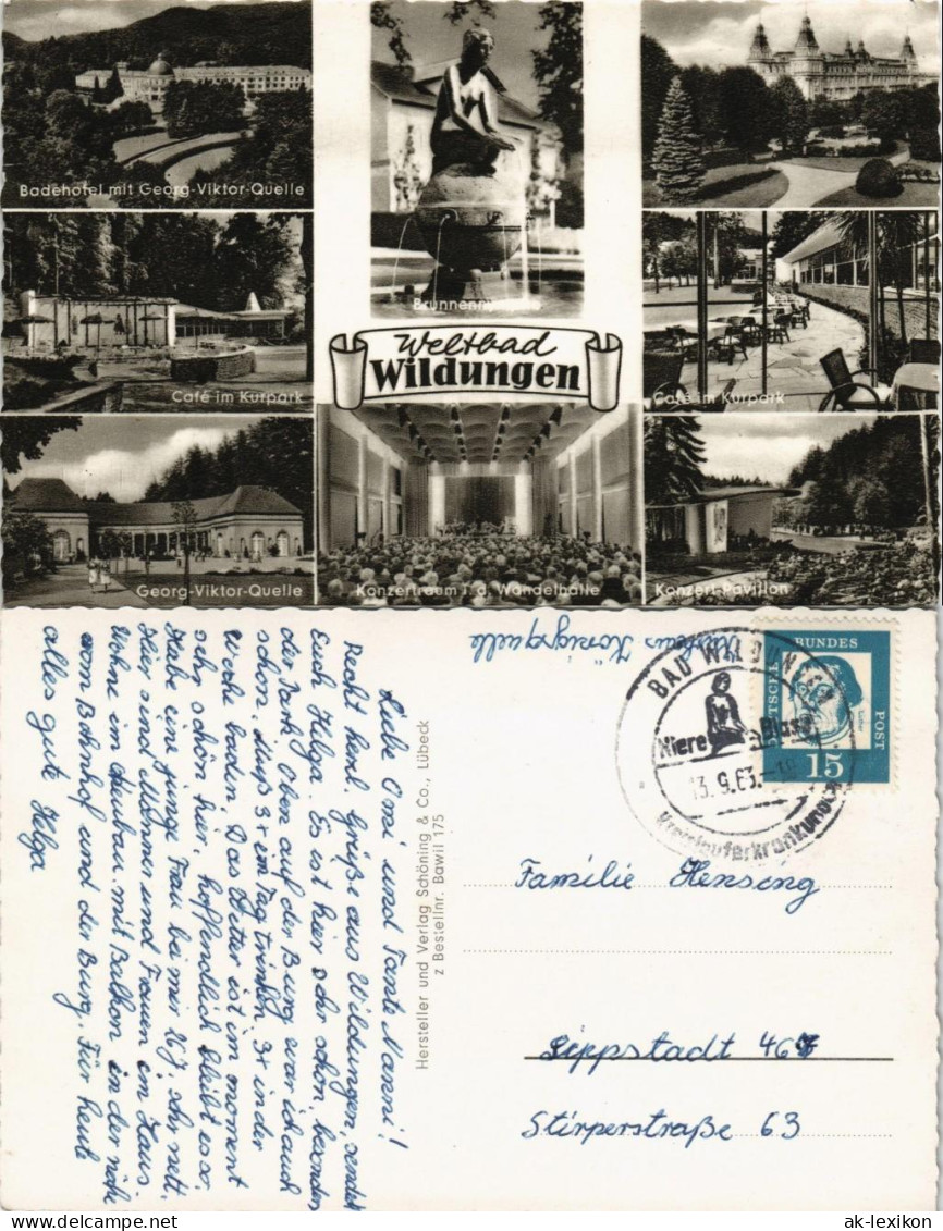 Bad Wildungen Stadtteilansichten Ua. Fürstenhof, Stadtbad Uvm. 1960 # - Bad Wildungen