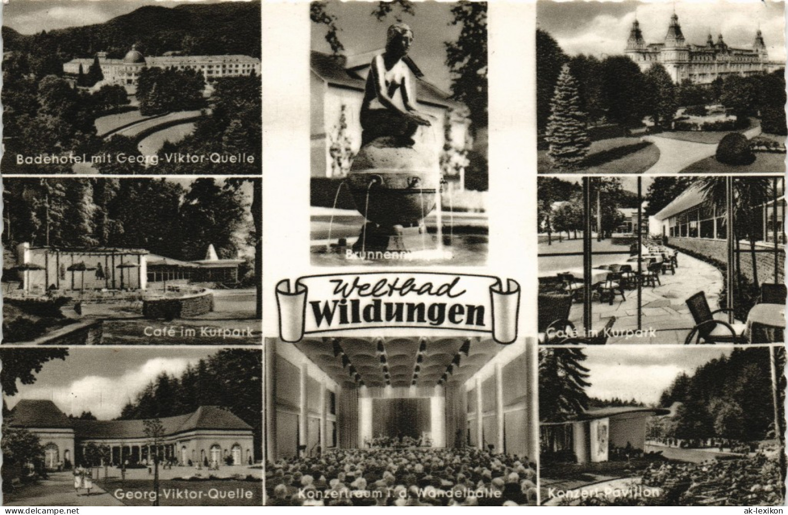 Bad Wildungen Stadtteilansichten Ua. Fürstenhof, Stadtbad Uvm. 1960 # - Bad Wildungen