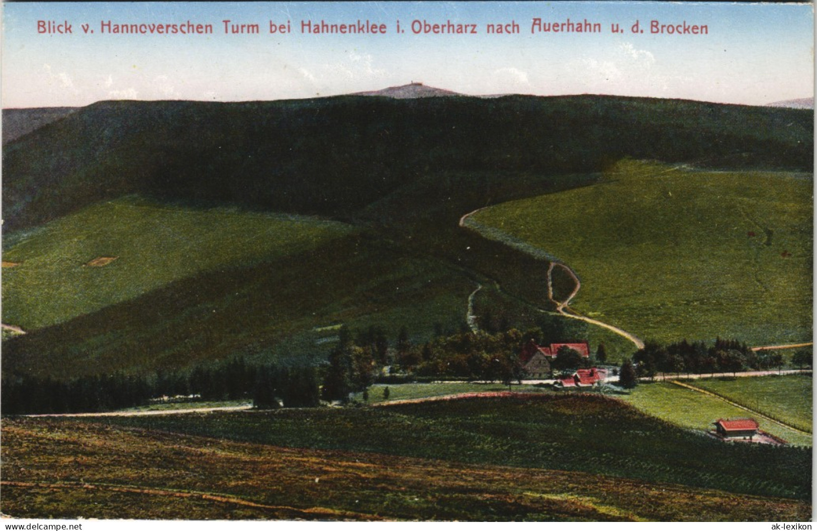 Hahnenklee-Bockswiese-Goslar Hannoverschen Turm  Oberharz   Brocken 1912 - Goslar