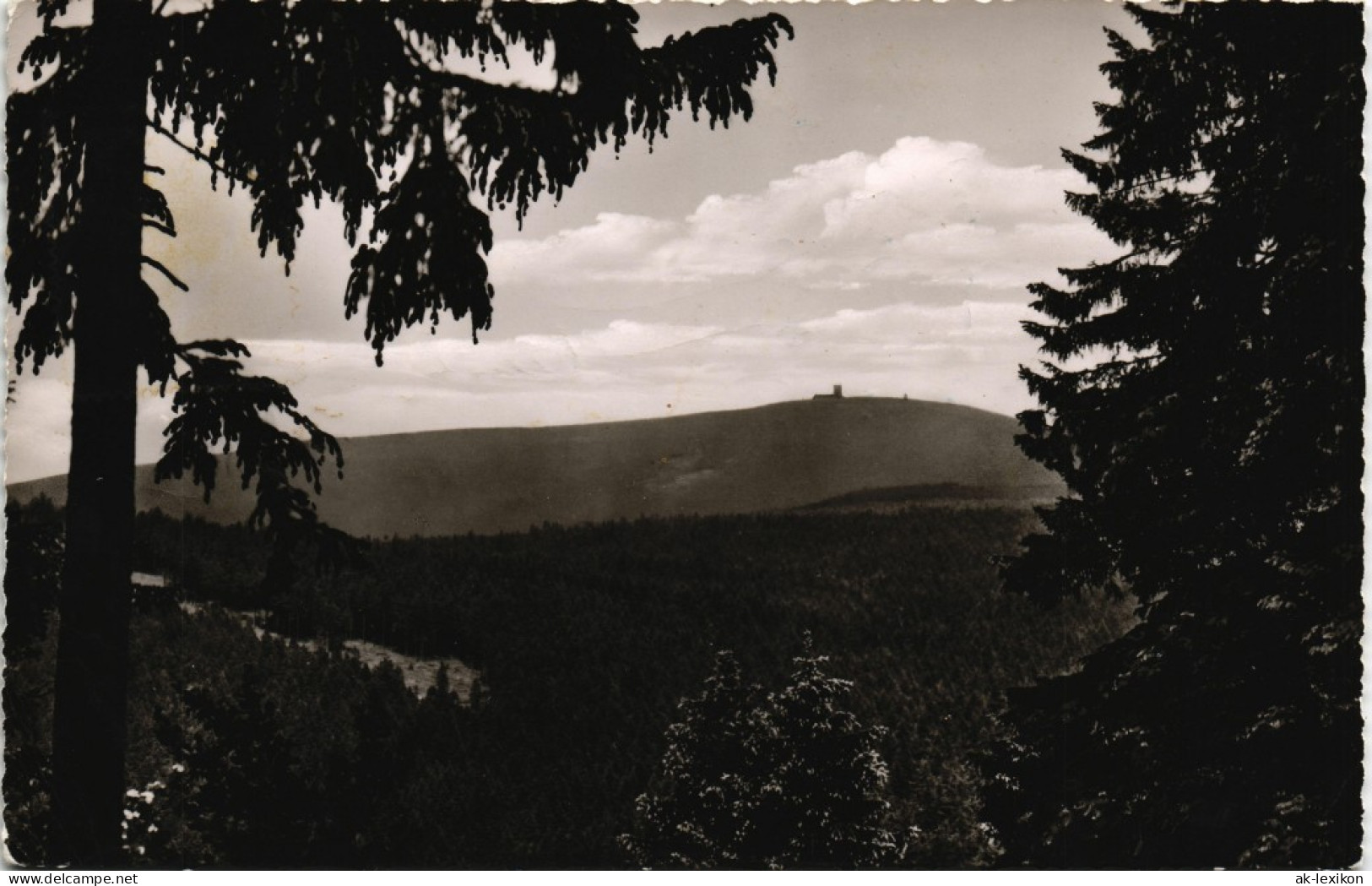 Ansichtskarte Braunlage Blick Von Der Steilen Wand 1958 - Braunlage