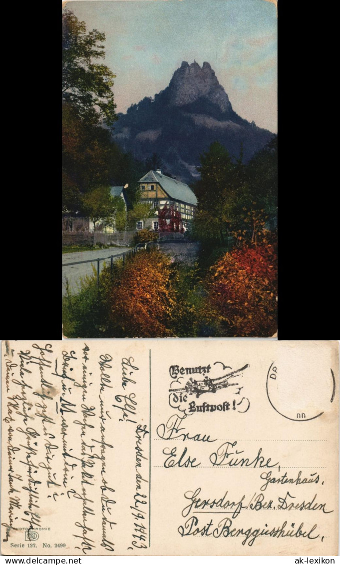 Ansichtskarte  Stimmungsbild Natur - Stadt Berg 1912 - Zonder Classificatie
