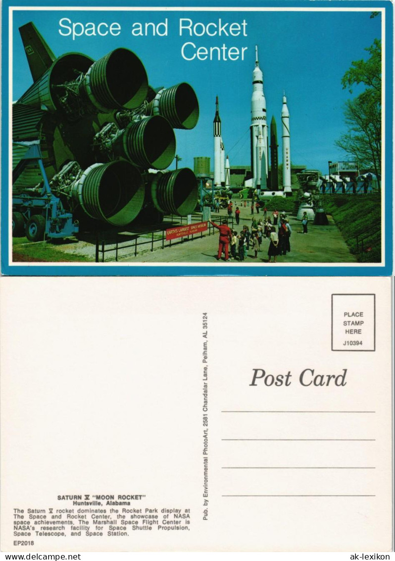 Huntsville SATURN I "MOON ROCKET" Space & Rocket Center Alabama 1980 - Sonstige & Ohne Zuordnung