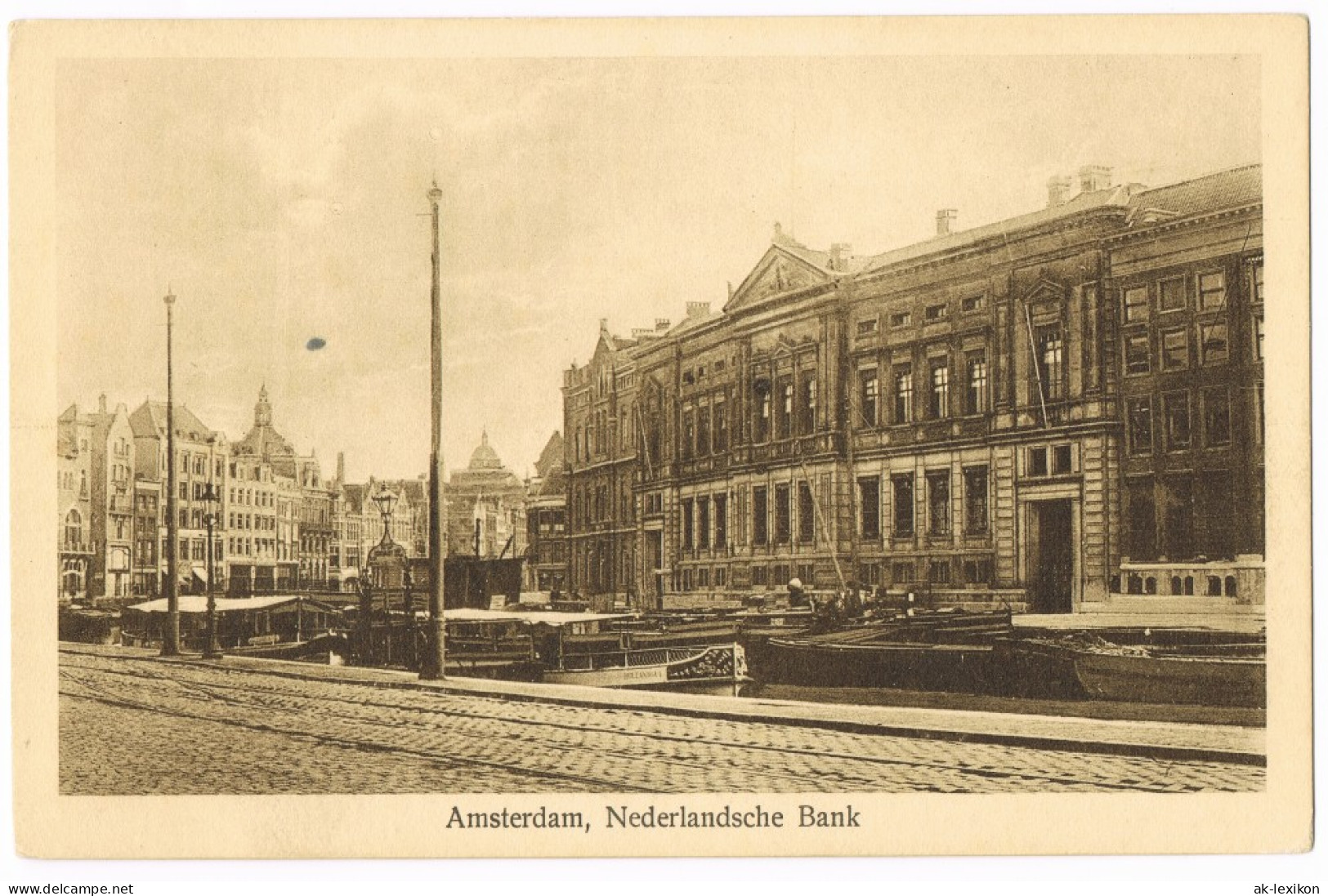 Postkaart Amsterdam Amsterdam Nederlandsche Bank 1924 - Amsterdam