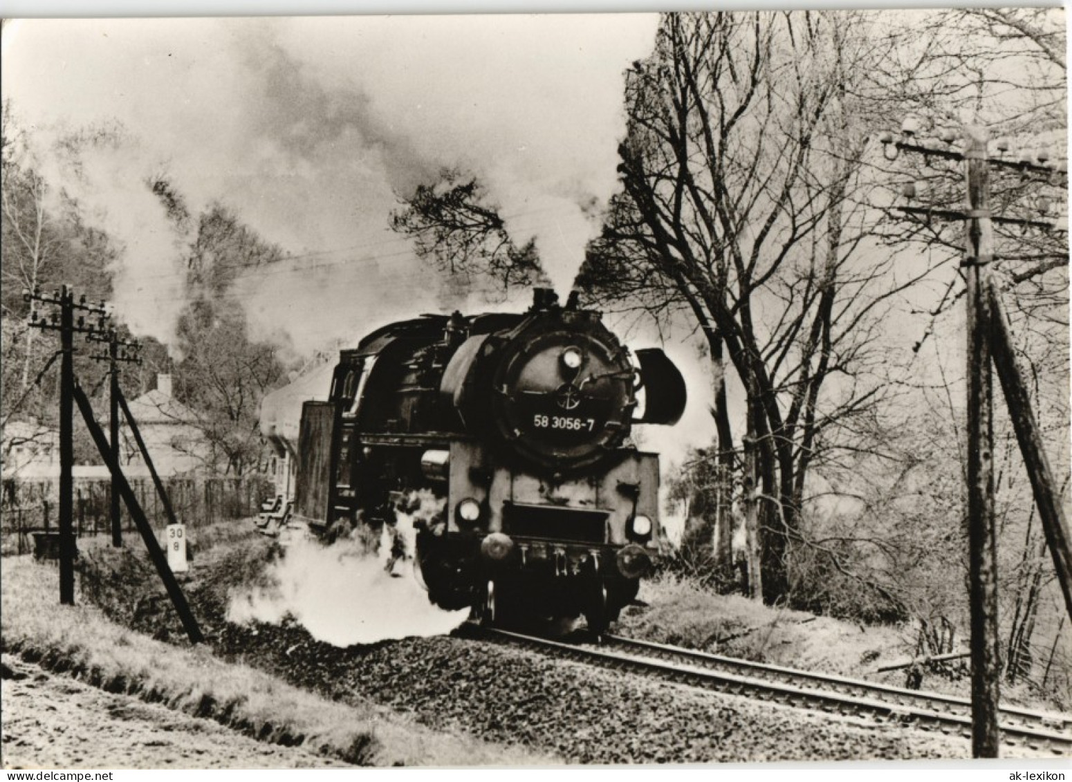 Gera Dampflokomotiven Im Einsatz Baureihe 58.30 Bei Gera-Süd, 1978 1982 - Gera