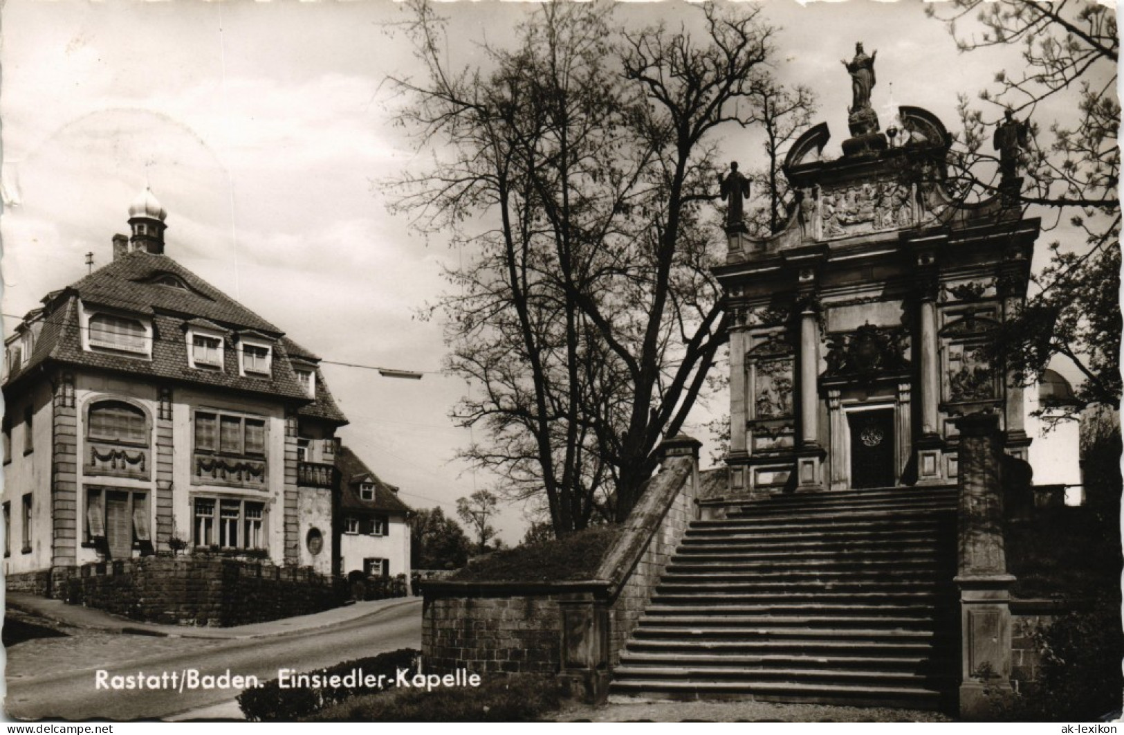 Ansichtskarte Rastatt Partie An Der Einsiedler-Kapelle 1965 - Rastatt