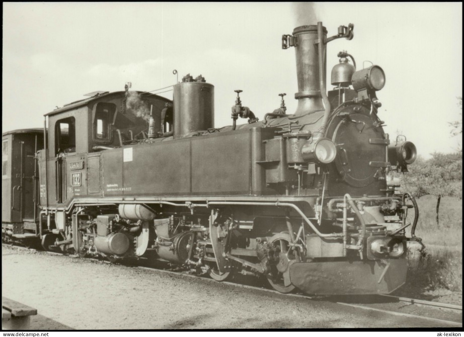 Ansichtskarte  Traditionsbahn Radebeul Ost Nach Radeburg In Friedewald 1979 - Eisenbahnen