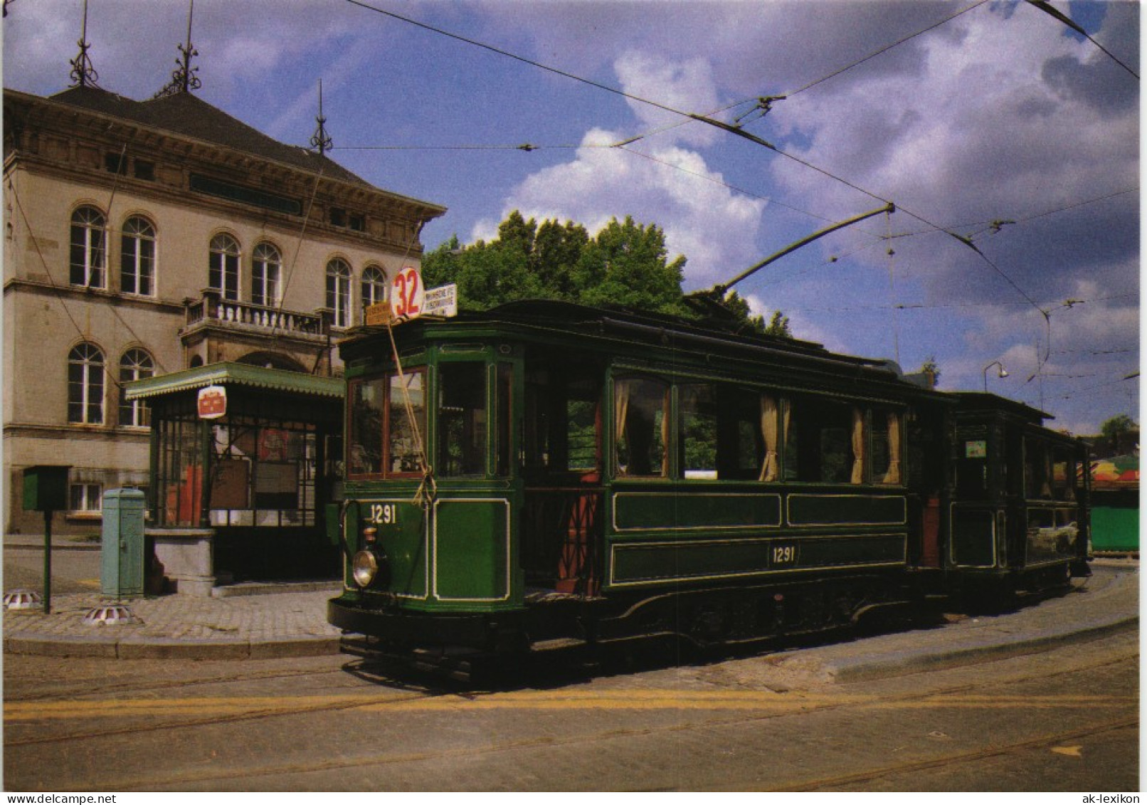 Brüssel Bruxelles Motorwoen 1991 Historische Triebwagen Straßenbahn 1980 - Autres & Non Classés