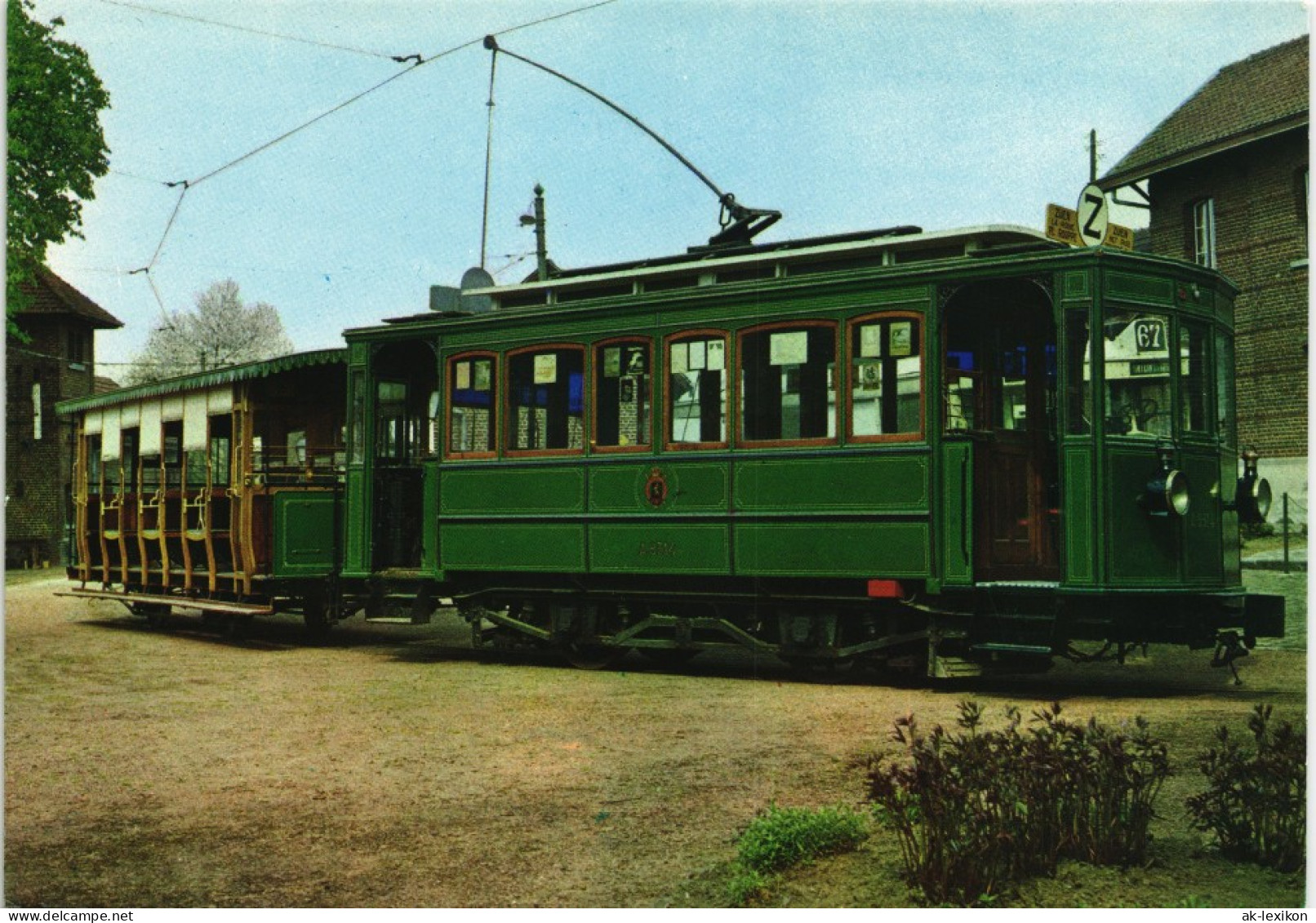 Ansichtskarte  Hist. Straßenbahn TRAMMUSEUM SCHEPDAAL Motorwagen A 9314 1970 - Tram
