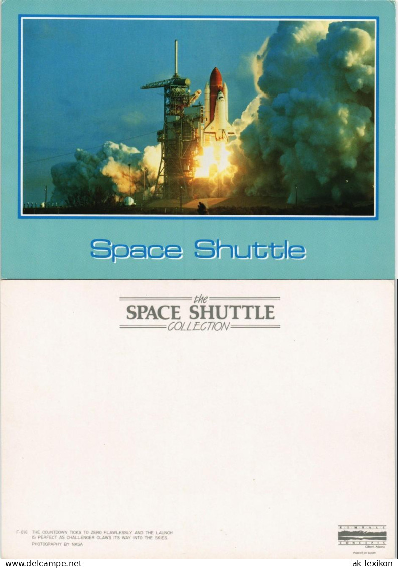 Ansichtskarte  Space Shuttle Launch Raketen Start Raumfahrt USA 1980 - Espacio