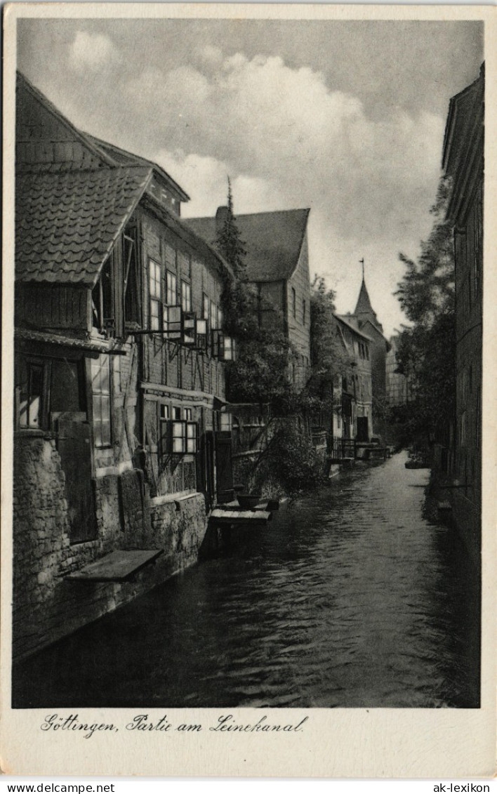 Ansichtskarte Göttingen Partie Am Leinekanal 1942 - Goettingen