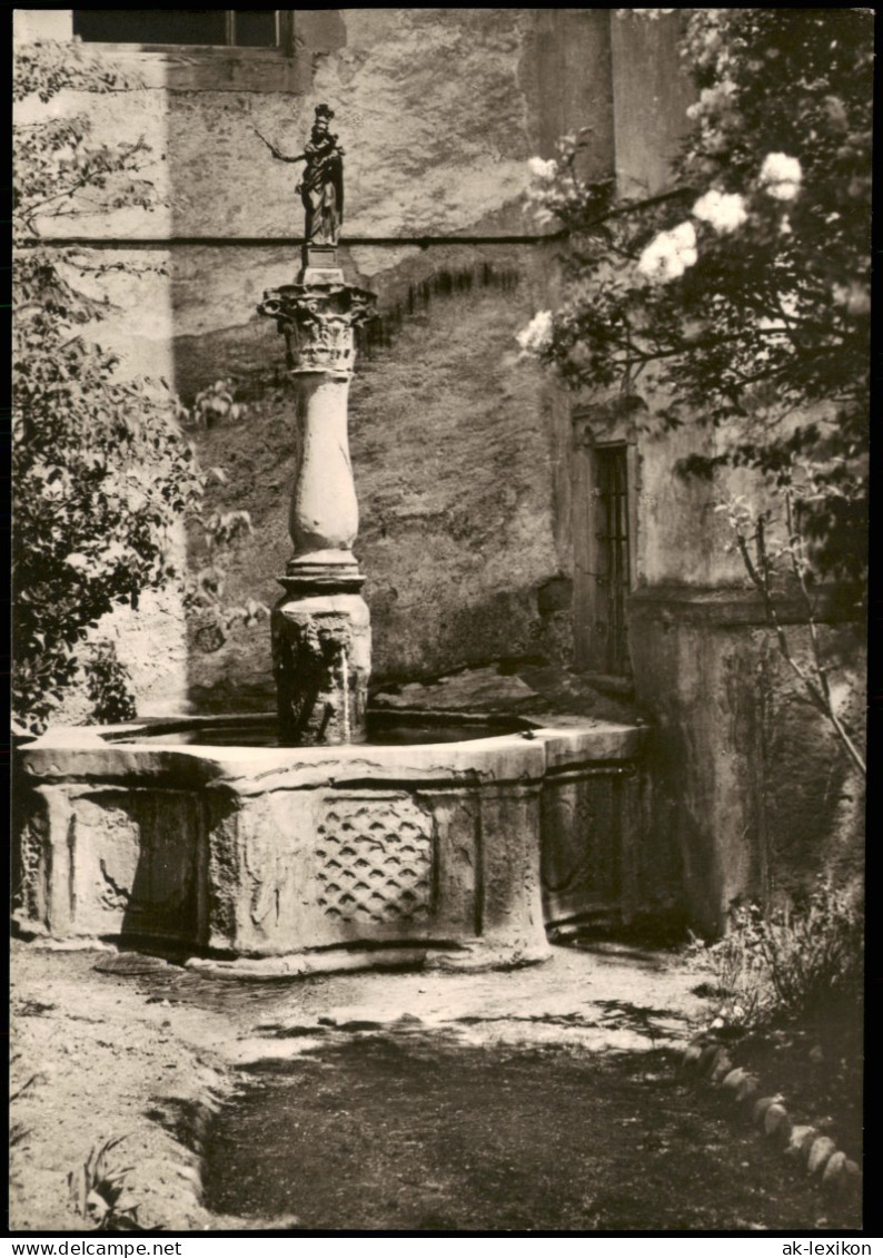 Ansichtskarte Meersburg Marienbrunnen Im Burggarten 1960 - Meersburg