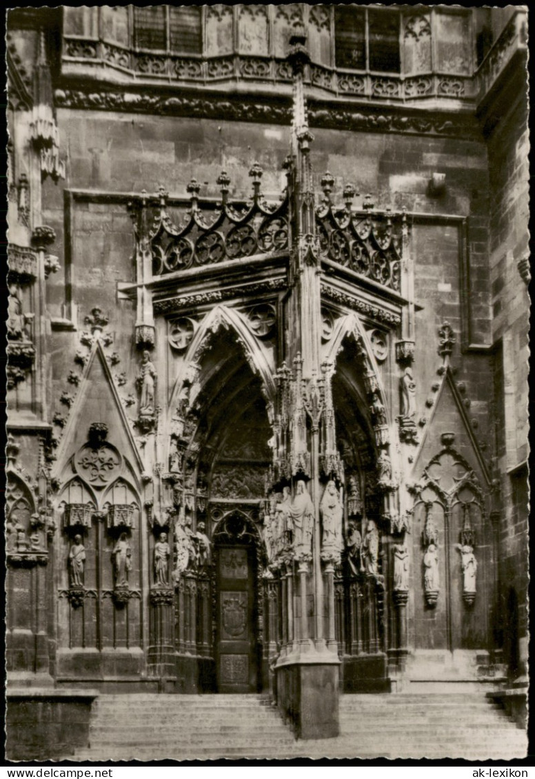 Ansichtskarte Regensburg Dom, Hauptportal 1960 - Regensburg