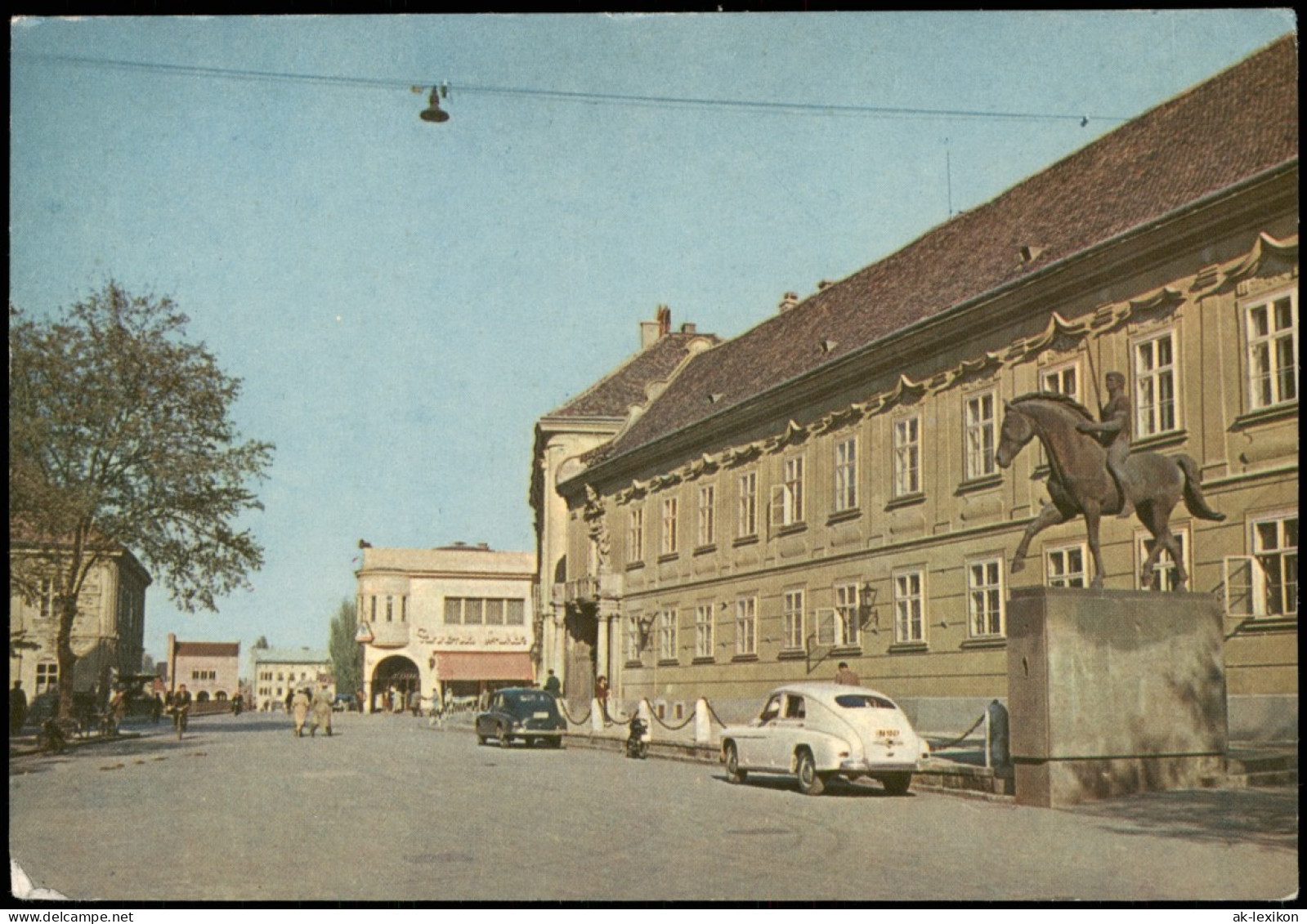Stuhlweißenburg Székesfehérvár Szabadság Tér.Freiheitsplatz, Rathaus 1960 - Hungary