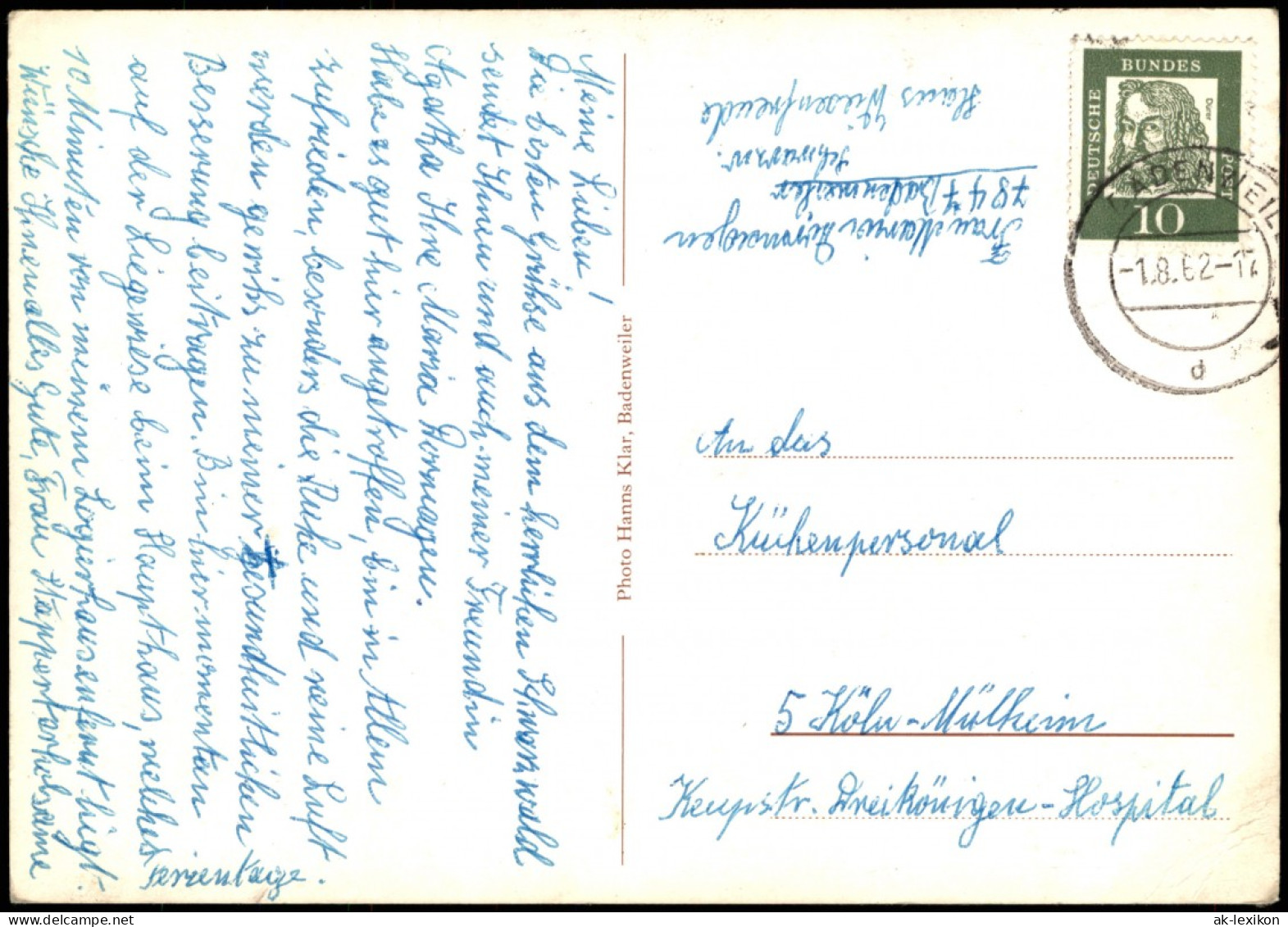 Badenweiler Mehrbild-AK Orts-/Umland- Und Stadtteilansichten 1962 - Badenweiler