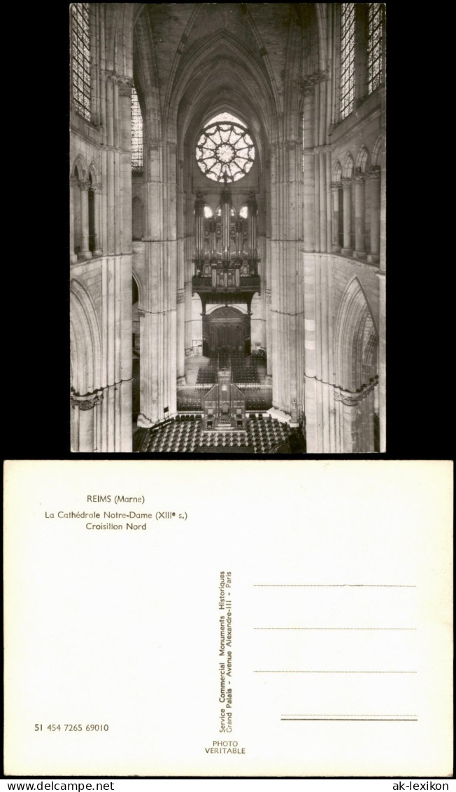 Reims Reims La Cathédrale Notre-Dame (XIII S.) Croisillon Nord 1960 - Reims