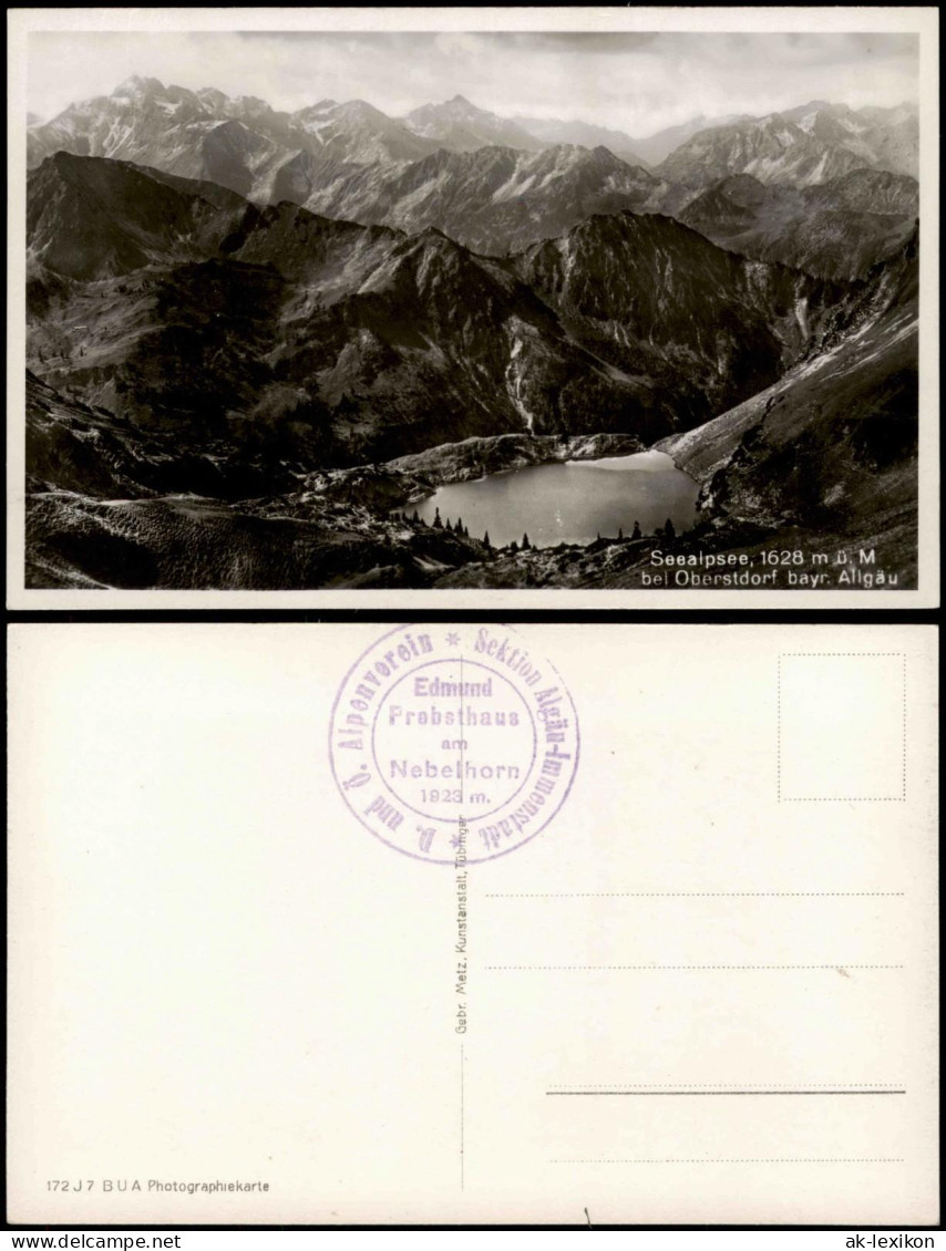 Oberstdorf (Allgäu) Seealpsee Bei Oberstdorf Bayr. Allgäu 1940 - Oberstdorf