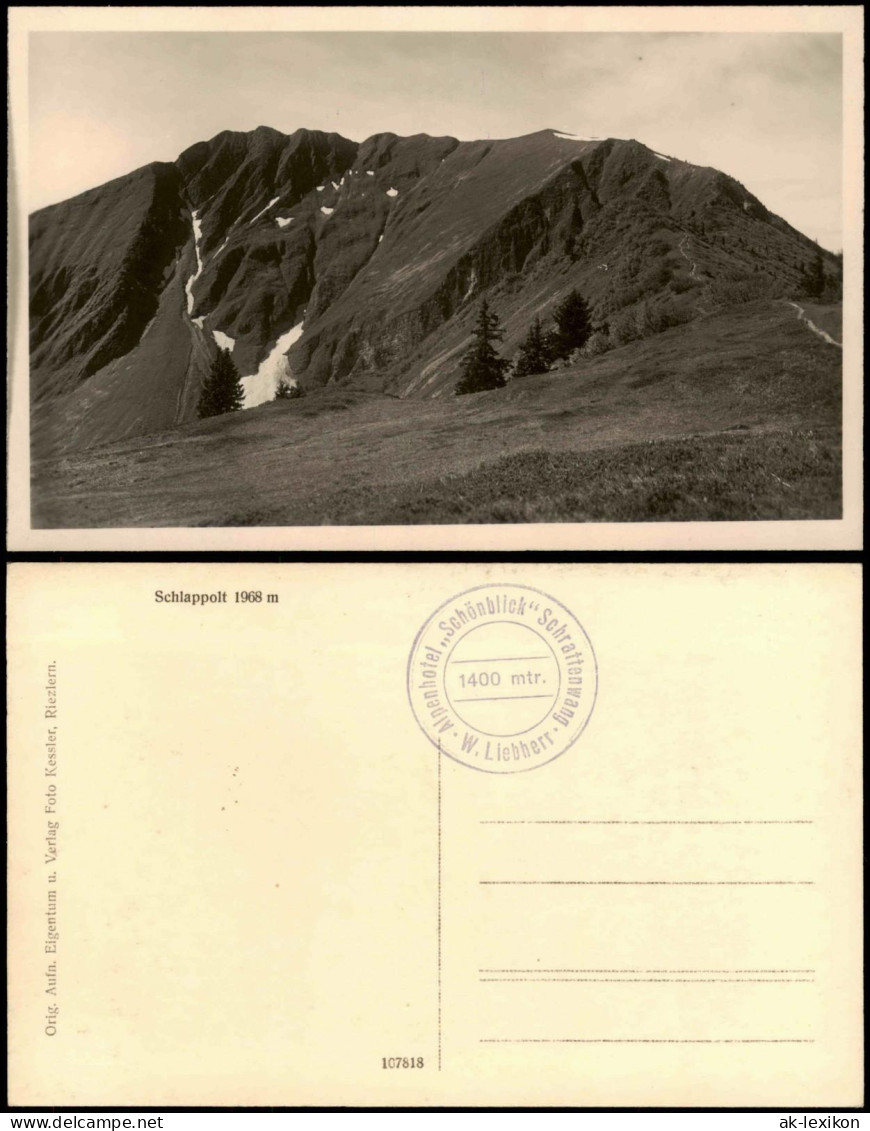 Ansichtskarte  Schlappolt 1968 M Alpen (Allgemein) 1940 - Unclassified