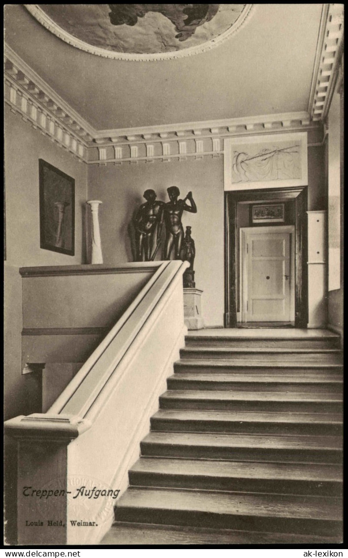 Ansichtskarte Weimar Treppen-Aufgang 1923 - Weimar