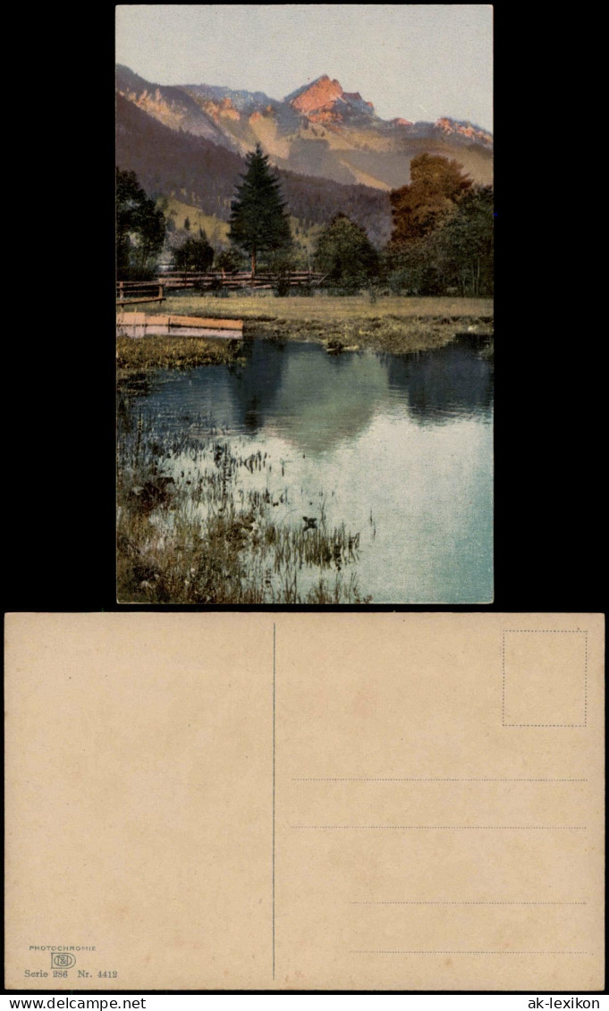 Ansichtskarte  Stimmungsbilder: Natur - See In Den Bergen Photochromie 1912 - Zonder Classificatie