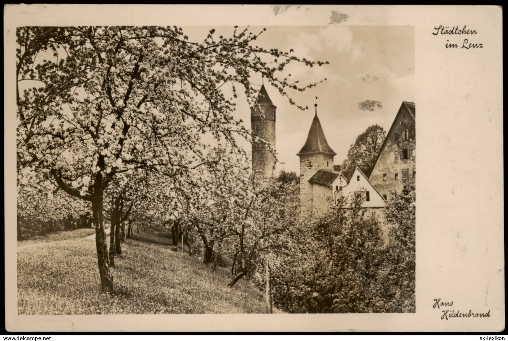 Ansichtskarte  Stimmungsbilder: Natur - Städtchen Im Lenz 1937 - Unclassified