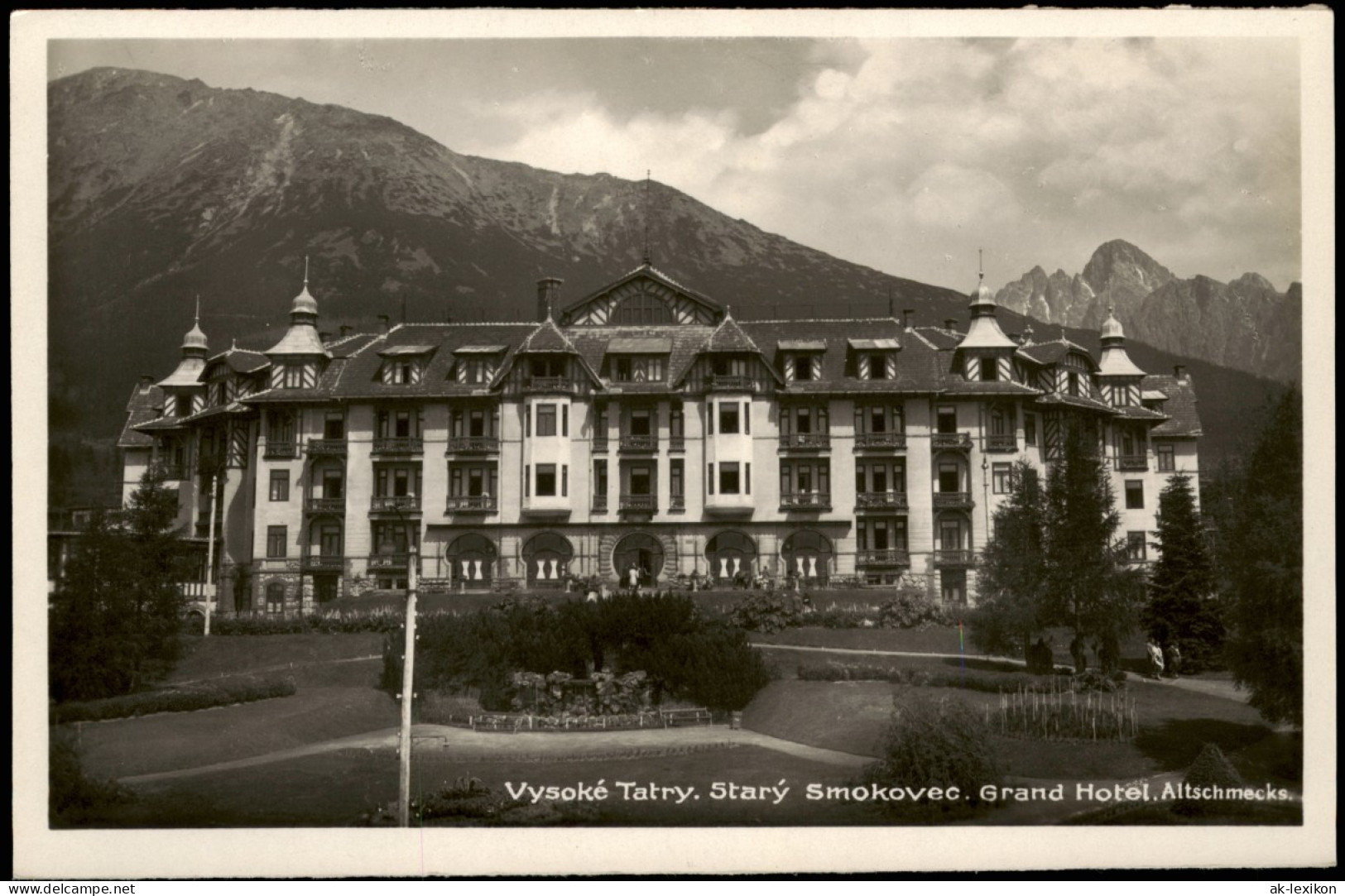 Altschmecks-Vysoké Tatry Starý Smokovec | Ótátrafüred Grand Hotel 1932 - Slowakei