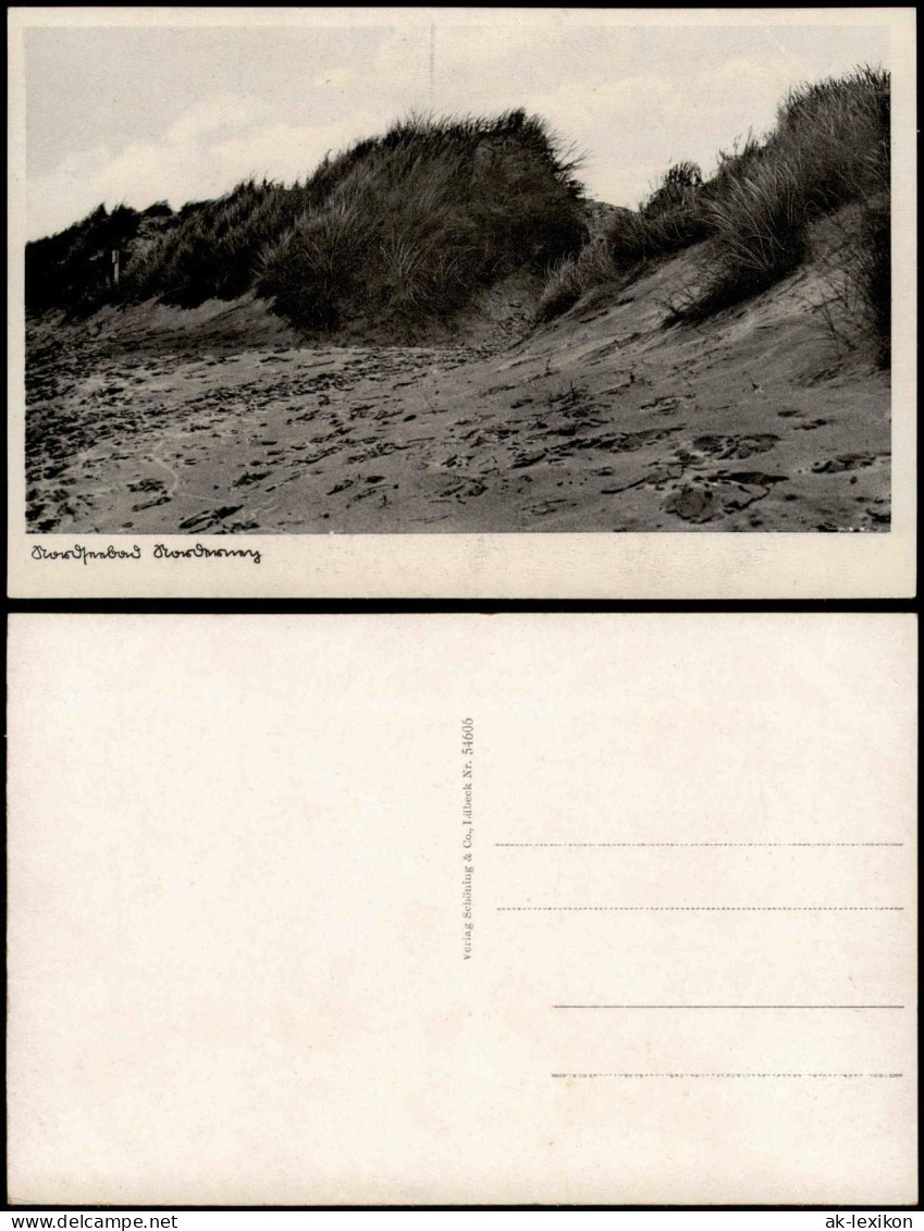 Ansichtskarte Norderney Strand, Dünen 1932 - Norderney