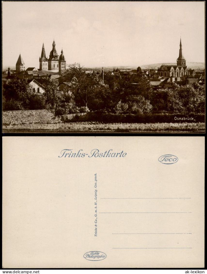 Ansichtskarte Osnabrück Partie An Der Stadt 1928 - Osnabrück