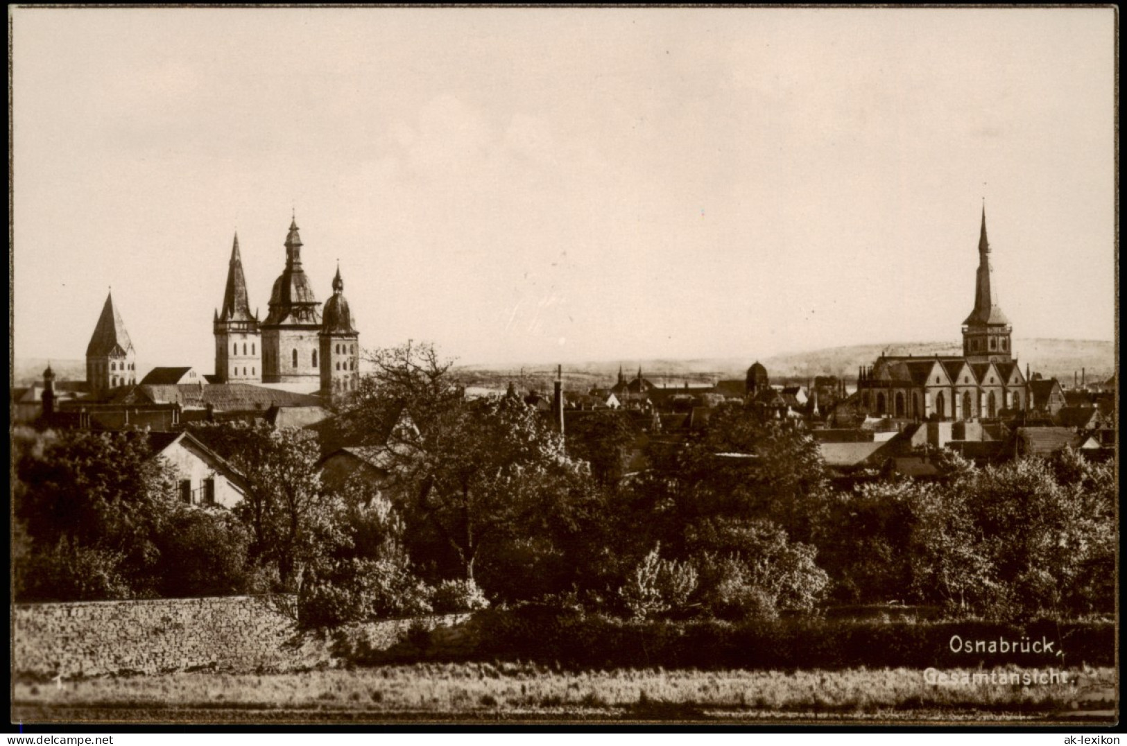 Ansichtskarte Osnabrück Partie An Der Stadt 1928 - Osnabrück