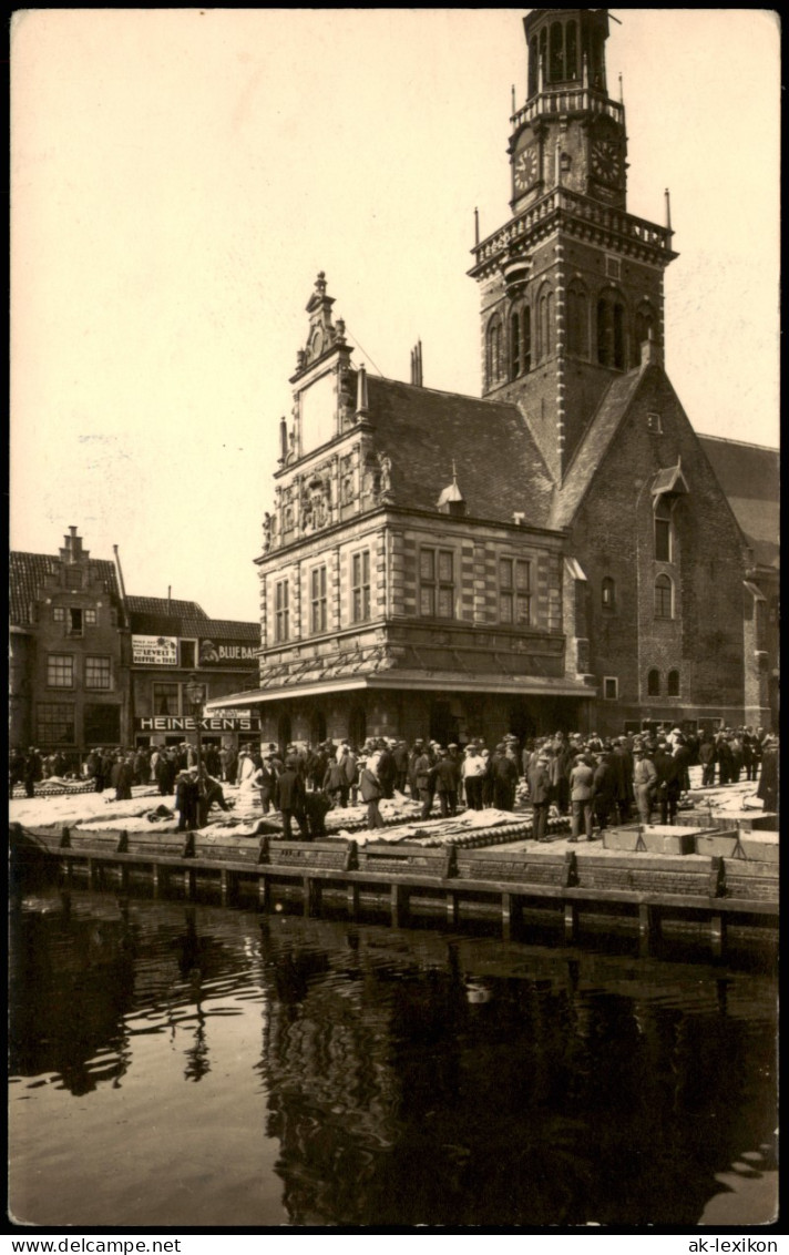 Postkaart Alkmaar Fischermarkt 1930 - Andere & Zonder Classificatie