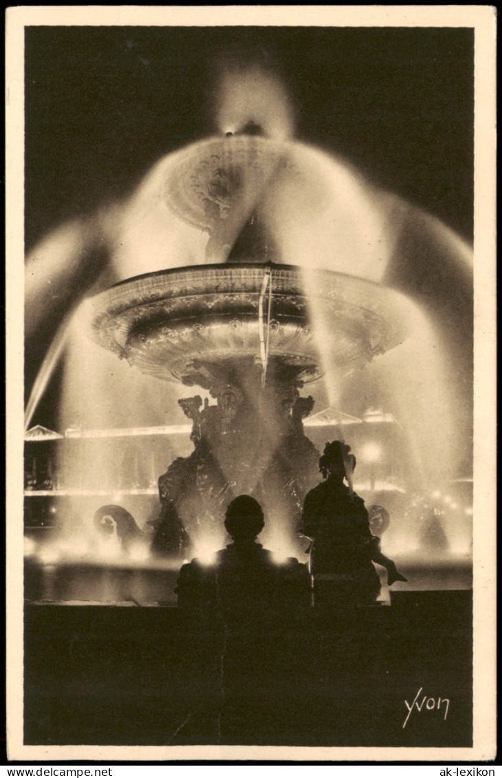 Paris Place De La Concorde Fontaines (Wasserkunst, Wasserspiele) 1932 - Sonstige & Ohne Zuordnung