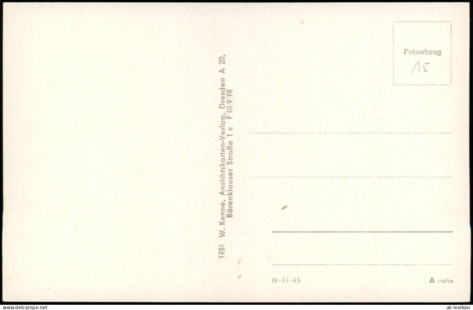 Oberbärenburg-Altenberg (Erzgebirge) Gaststätte Erzgebirgsbaude Waldidylle 1954 - Altenberg