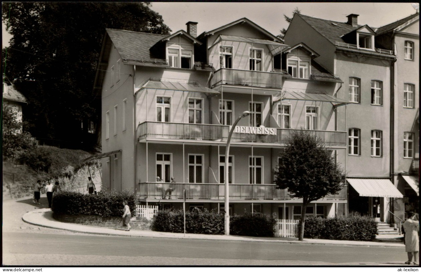 Ansichtskarte Bad Elster Kurheim Haus Edelweiß Zur DDR-Zeit 1968 - Bad Elster