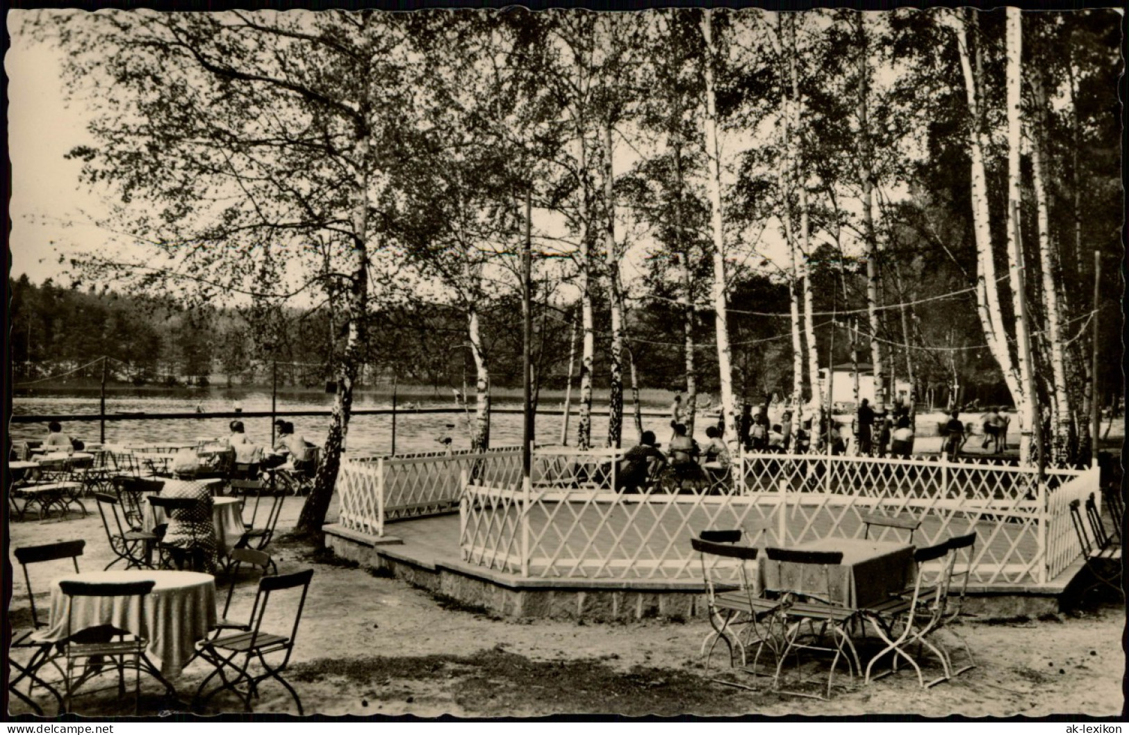 Ansichtskarte Schmannewitz-Dahlen Waldbad Schmannewitz Zur DDR-Zeit 1957 - Dahlen