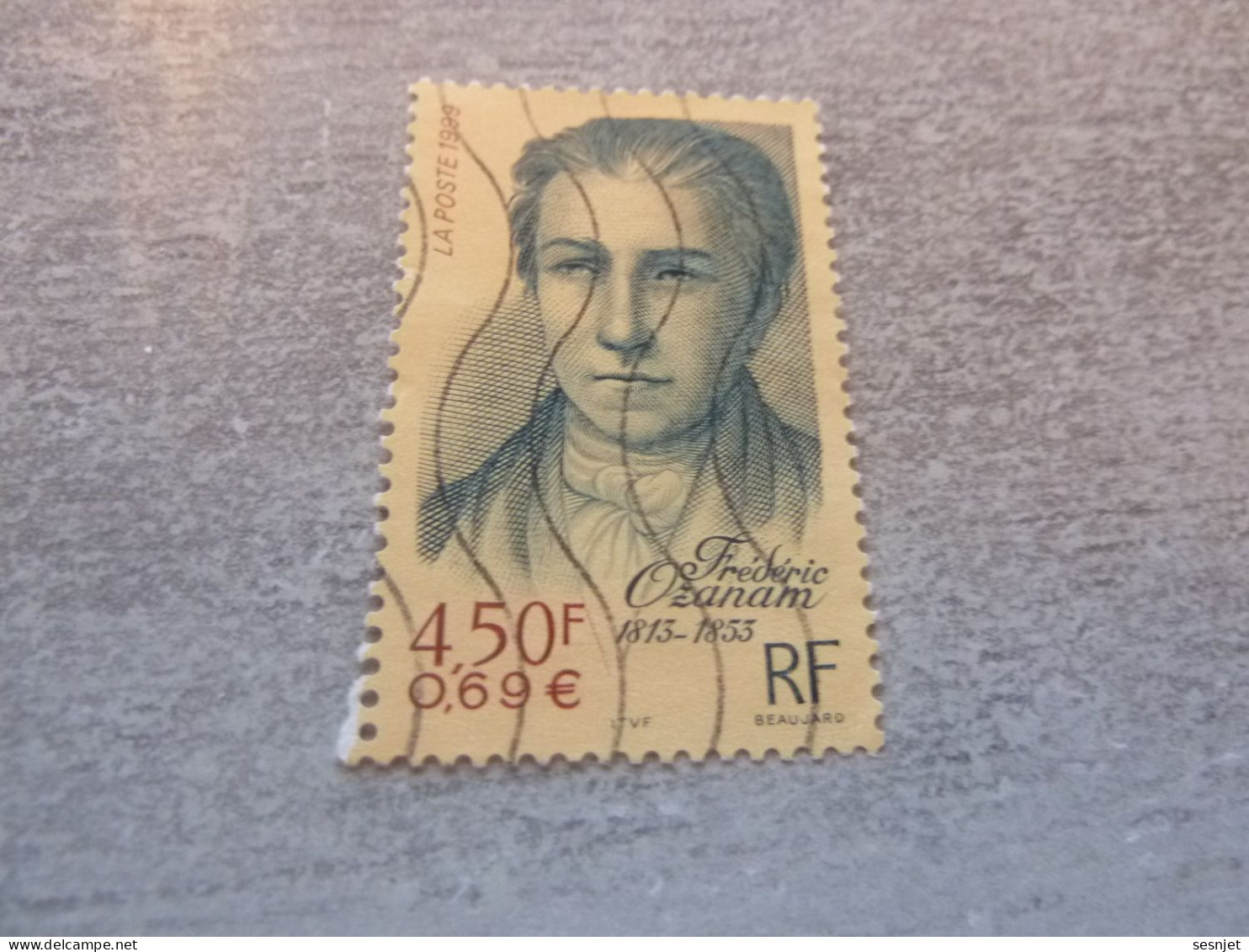 Frédéric Ozanam (1813-1853) Historien - 4f.50 (0.69 €) - Yt 3281 - Multicolore - Oblitéré - Année 1999 - - Used Stamps