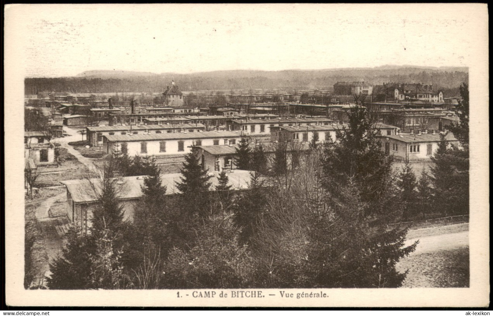 CPA Bitsch Bitche Kaserne Camp 1922 - Bitche