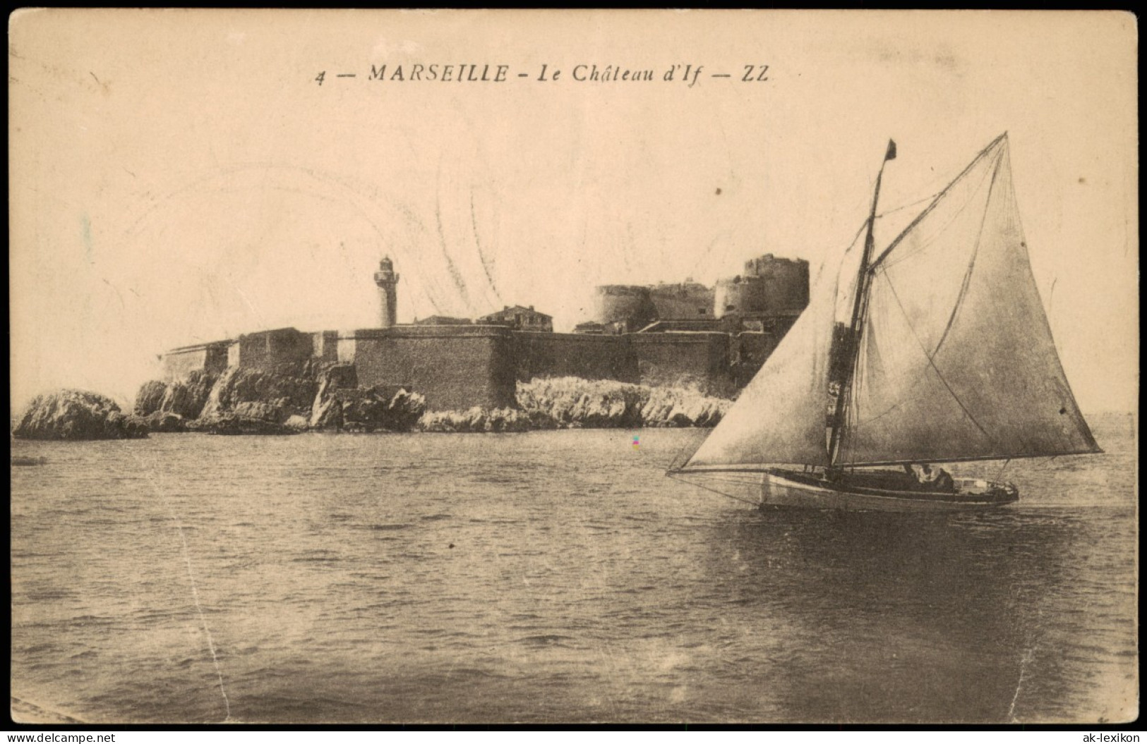 CPA Marseille Schloss, Chateau D' If 1910 - Non Classés