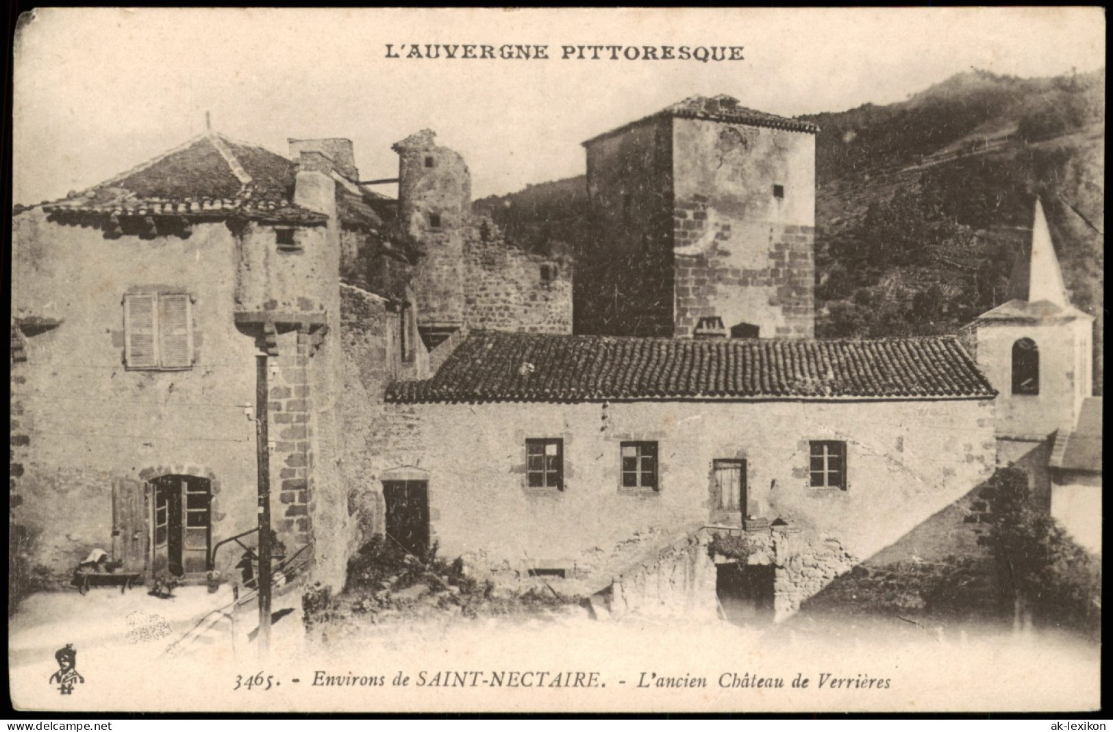 Saint-Nectaire Chateau De Verrières (Schloss In Der Auvergne) 1910 - Sonstige Gemeinden