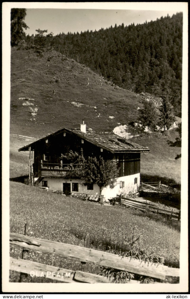 Foto Reit Im Winkl Abgeholzter Hang - Hütte 1953 Privatfoto - Reit Im Winkl