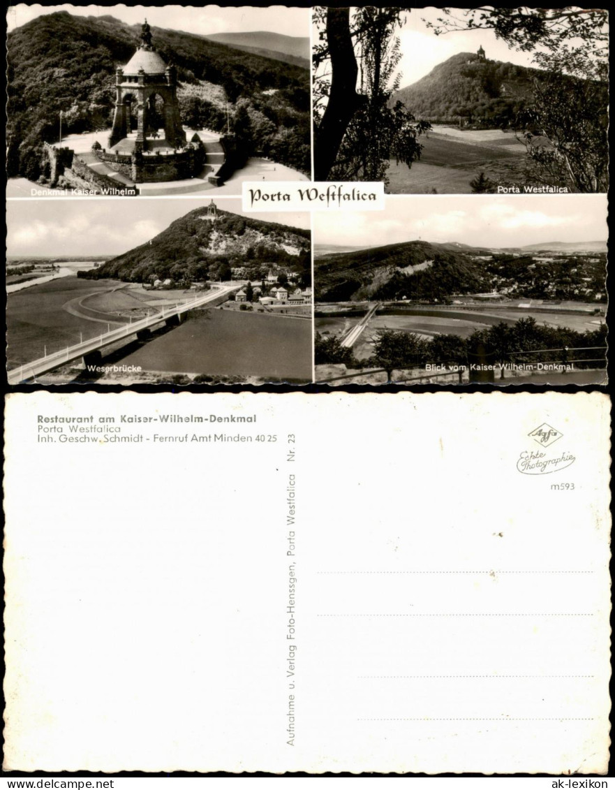 Ansichtskarte Porta Westfalica Stadtansichten 1965 - Porta Westfalica