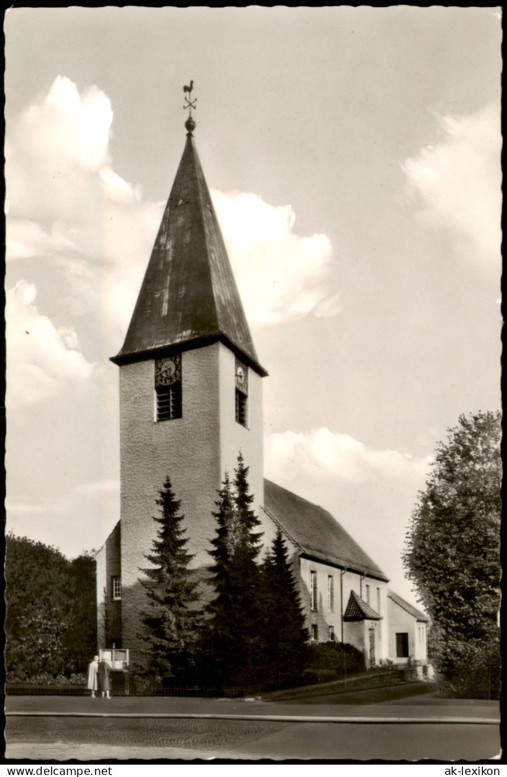 Ansichtskarte Bad Rothenfelde Evgl.-luth. Kirche 1963 - Bad Rothenfelde