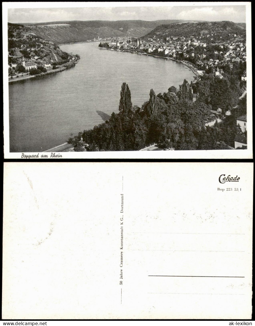 Ansichtskarte Boppard Blick Auf Stadt Und Rhein 1963 - Boppard