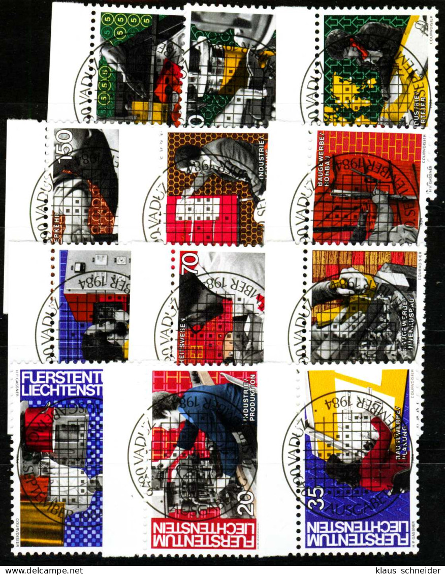 LIECHTENSTEIN 1984 Nr 849-860 ZENTR-ESST ORA X19CB66 - Used Stamps