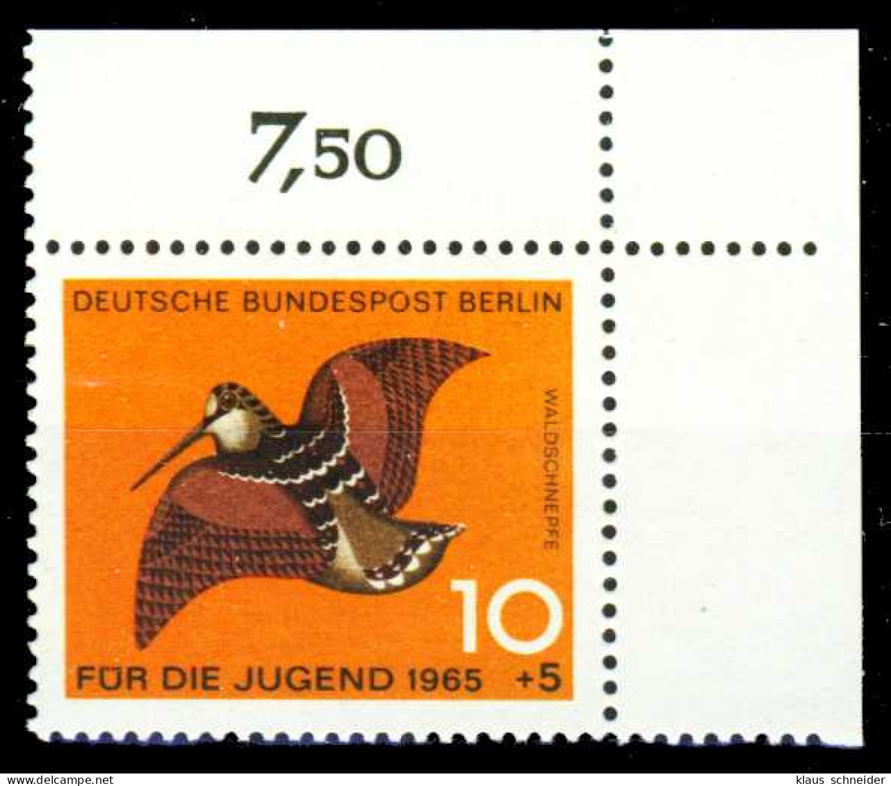 BERLIN 1965 Nr 250 Postfrisch ECKE-ORE X2BC8F6 - Unused Stamps